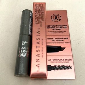 BNS IT Cosmetics lash blow out and Anastasia Beverly Hills Brow Definer
